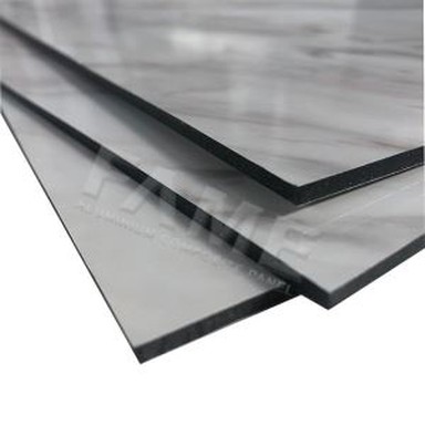 Cvjetni bijeli PVDF aluminijski kompozitni panel